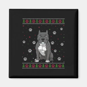 Pitbull Kersttrui Xmas Pet Dierlijke Hond Liefde Magneet