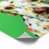 Pitbull-kunstposter Poster (Hoek)