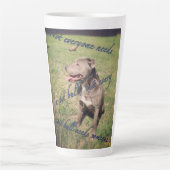 Pitbull Latte Mok (Voorkant)