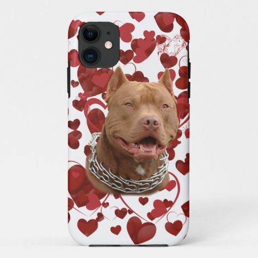 Pitbull liefde Case-Mate iPhone case (Achterkant)