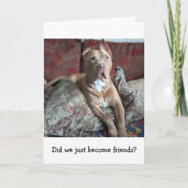 Pitbull Liefde Denk Aan Jou Kaart