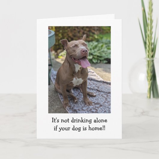 Pitbull Liefde Denk aan Jou Kaart (Voorkant)