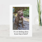 Pitbull Liefde Grappig Kaart (Voorkant)