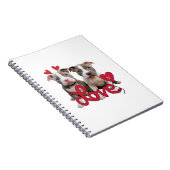 Pitbull-liefde Notitieboek (Rechterzijde)