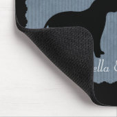 Pitbull Liefde Silhouet Muismat (Hoek)