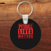 Pitbull Lives - Pitbull Stuff Hondenliefhebber Sti Sleutelhanger (Voorkant)