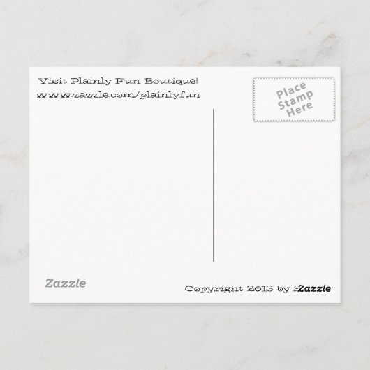 Pitbull Love Briefkaart (Achterkant)