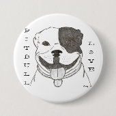 Pitbull Love Button (Voorkant)