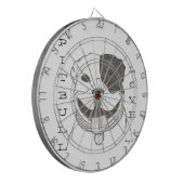 Pitbull Love Dartboard Dartbord (Voorkant Links)