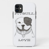 Pitbull Love iPhone 5 Extreme Hoesje (Achterkant)