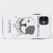 Pitbull Love iPhone 5 Extreme Hoesje (Achterkant (horizontaal))