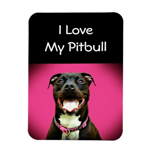 Pitbull Love Magneet (Verticaal)