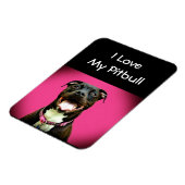 Pitbull Love Magneet (Linkerzijde)