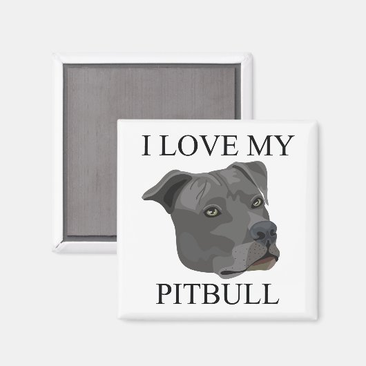 PITBULL Love Magneet (Voorkant / Achterkant)