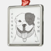 Pitbull Love Ornament (Links)