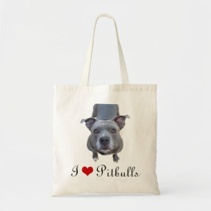 Pitbull Love Pitbulls Canvas tas