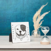 Pitbull Love Plaque Fotoplaat (Insitu)
