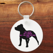 Pitbull Love Sleutelhanger (Voorkant)