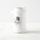 Pitbull Love Stein Bierpul (Voorkant links)