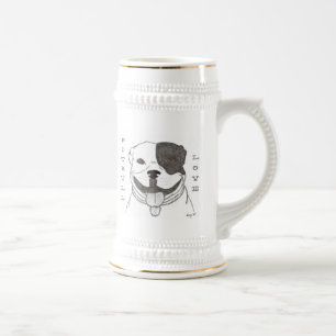Pitbull Love Stein Bierpul