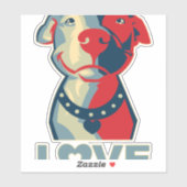Pitbull - LOVE Sticker (Vel)
