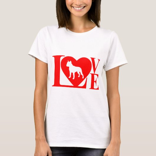 PITBULL LOVE T-SHIRT (Voorkant)
