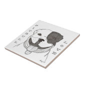 Pitbull Love Tegel Tegeltje (Zijkant)