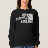 Pitbull Love the Pitbull Face Dog Dierenvriend Trui (Voorkant)