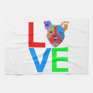 Pitbull Love Theedoek