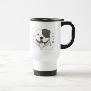 Pitbull Love Travel Mug Reisbeker