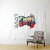 Pitbull - LOVE Wandkleed (In Situ (horizontaal))