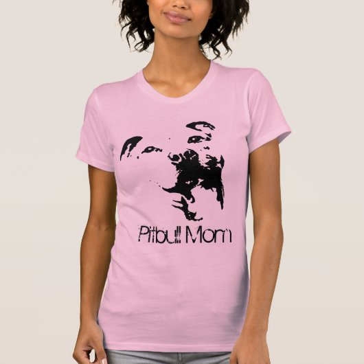 Pitbull Mam Dog shirt (Voorkant)