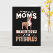 Pitbull Mam Kaart (Gele Bloem)