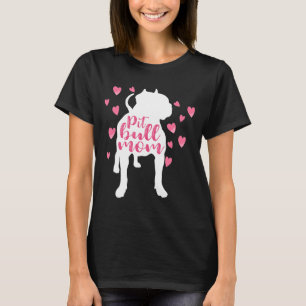 Pitbull Mam  Pittie Cute Pit Bull Mama T-shirt
