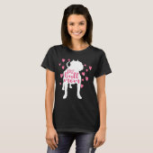 Pitbull Mam  Pittie Cute Pit Bull Mama T-shirt (Voorkant volledig)