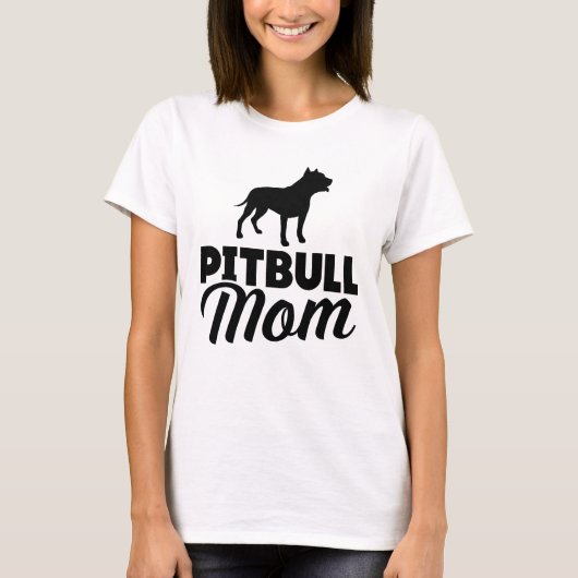 Pitbull Mam T-shirt (Voorkant)