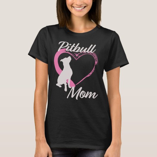 Pitbull Mam T-shirt (Voorkant)