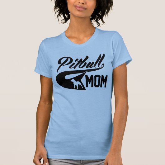 Pitbull Mam T-shirt (Voorkant)