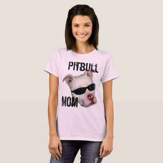 Pitbull Mam T-shirt (Voorkant volledig)