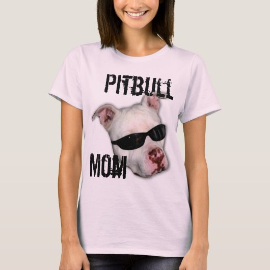 Pitbull Mam T-shirt (Voorkant)