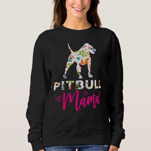 Pitbull Mama Cute Hondenliefhebber Trui (Voorkant)