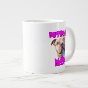 Pitbull mama Dog Grote Koffiekop