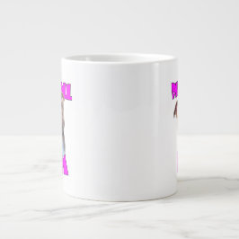 Pitbull mama Dog Grote Koffiekop