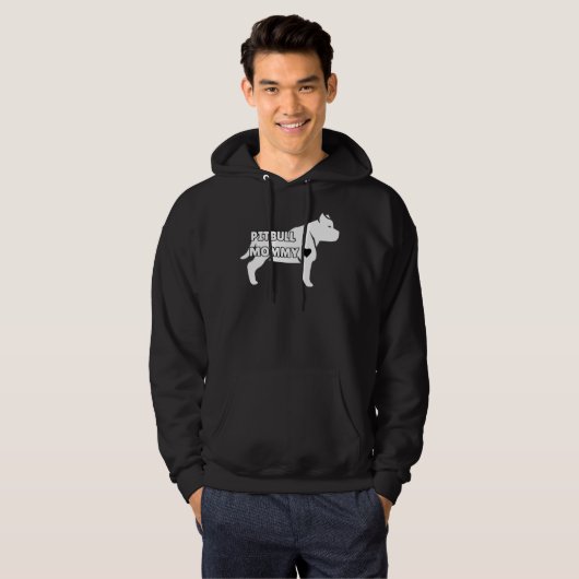 Pitbull mama hoodie (Voorkant volledig)