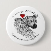Pitbull Memorial Button (Voorkant)