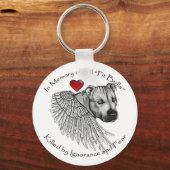 Pitbull Memorial-Sleutelhanger Sleutelhanger (Voorkant)