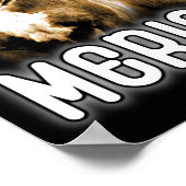 Pitbull Merica Patriotic Dog Pit Bull Patriot Poster (Hoek)