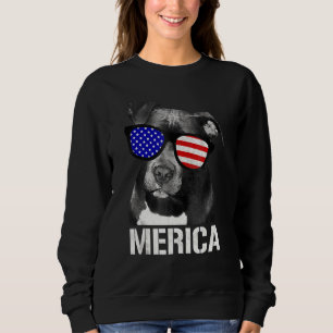 Pitbull Merica Patriotic Dog Pit Bull Patriot Trui