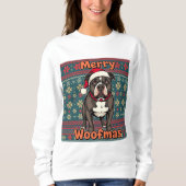 Pitbull Merry Woofmas Trui (Voorkant)