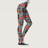 Pitbull Met Hart Rozen Valentijnsdag Leggings (Rechts)